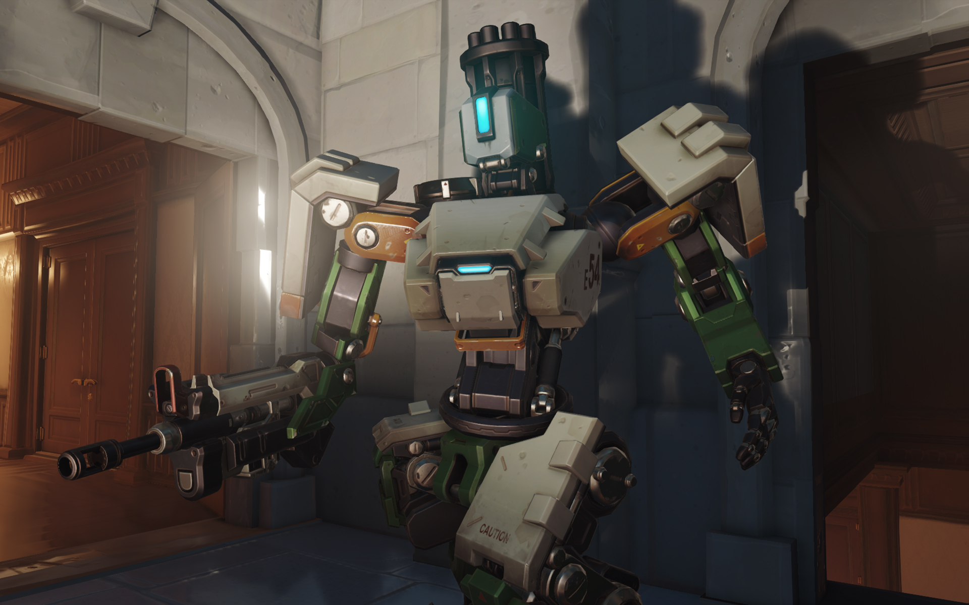 Bastion Overwatch - HD Wallpaper 