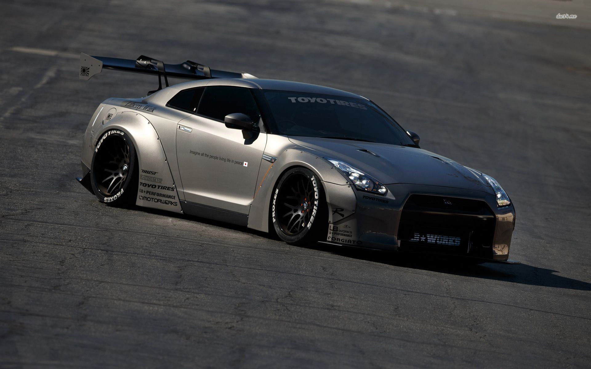 2012 Nissian Gtr Liberty Walk - HD Wallpaper 