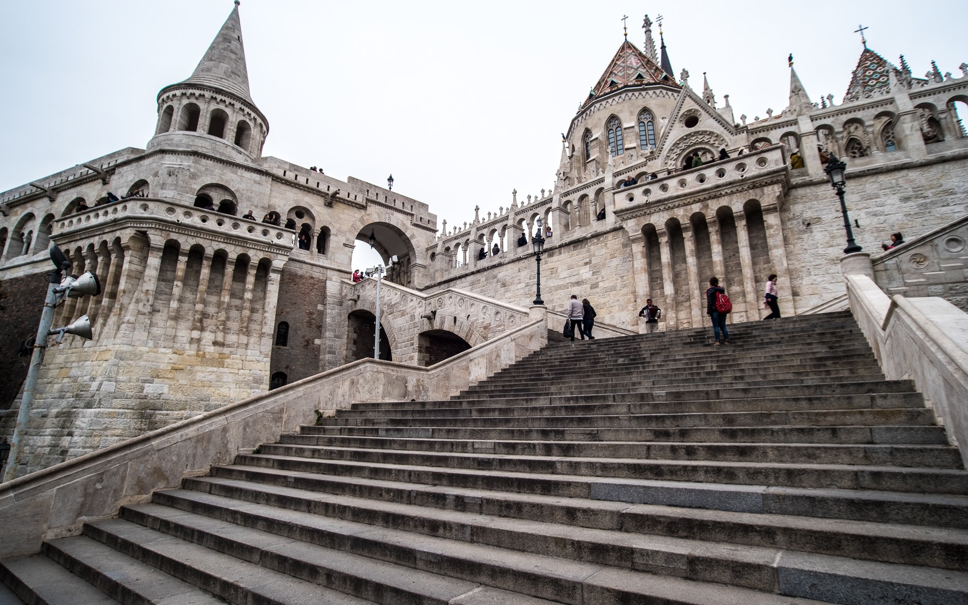 Wallpaper Fisherman S Bastion, Budapest, Hungary - Fisherman's Bastion - HD Wallpaper 