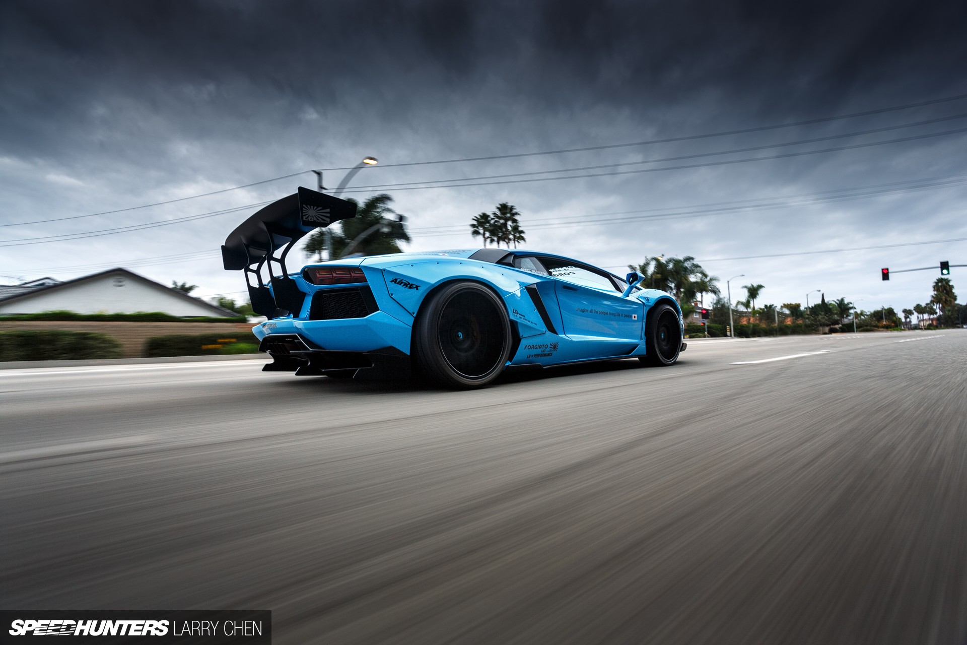 Lamborghini Aventador Liberty Walk 4k - HD Wallpaper 