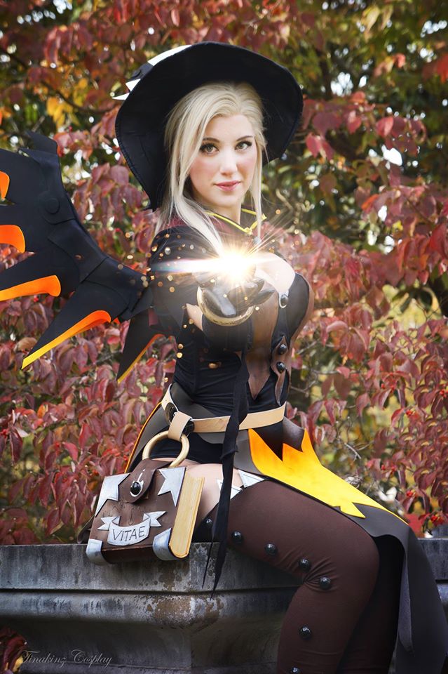 Tina Kinz Mercy Cosplay - HD Wallpaper 