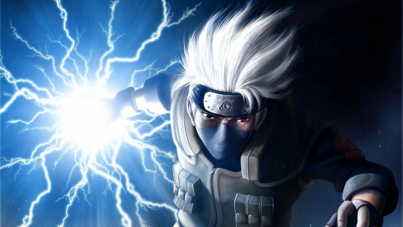 Naruto, Hatake Kakashi, Art Laptop 1366×768 Hd Background - Naruto Backgrounds - HD Wallpaper 