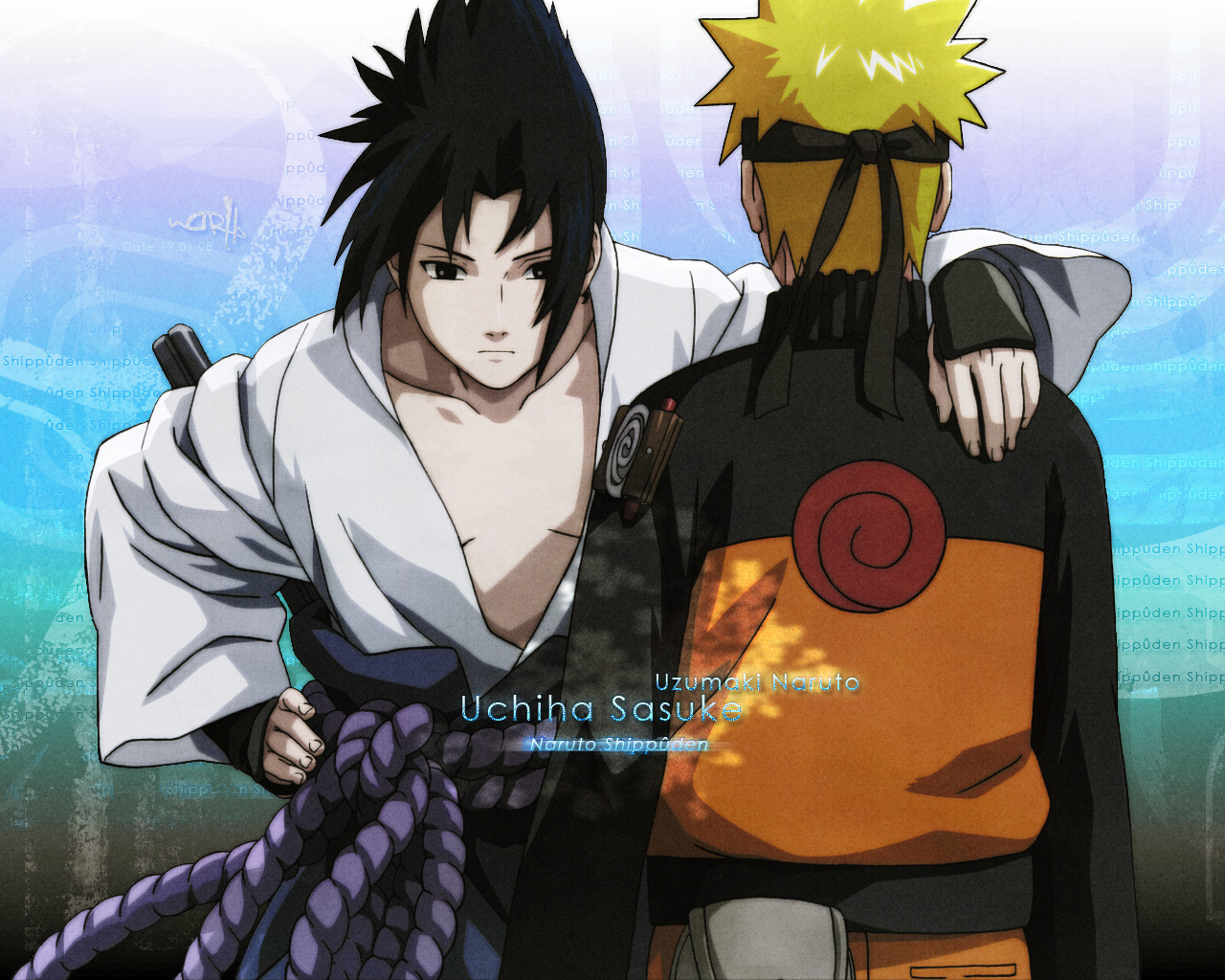 Naruto And Sasuke - Naruto And Sasuke Shippuden - HD Wallpaper 