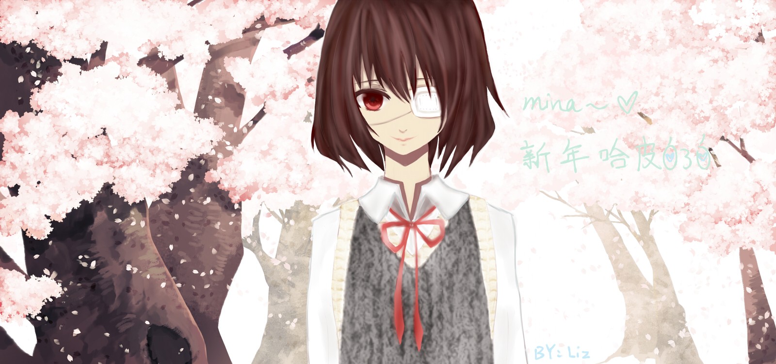 Nhân Vật Anime Bịt Mắt - HD Wallpaper 