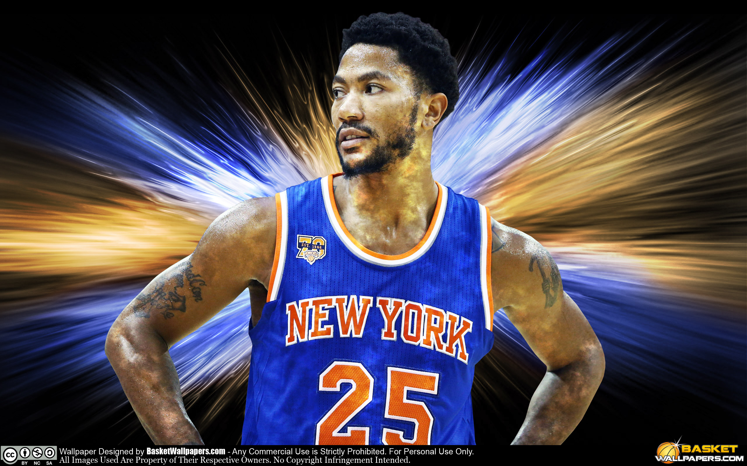 Derrick Rose New York Knicks 2016 Wallpaper - D Rose New York - HD Wallpaper 