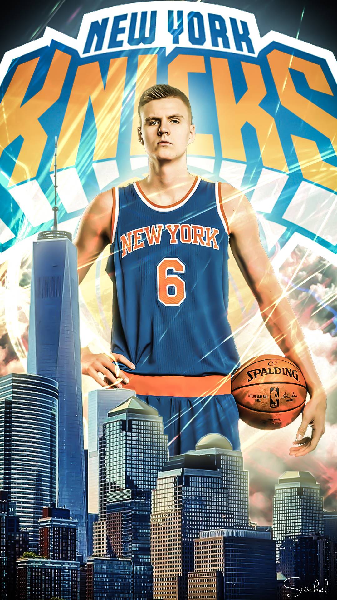 Ny Knicks Wallpaper Or Screensavers - Kristaps Porzingis Wallpaper Hd - HD Wallpaper 