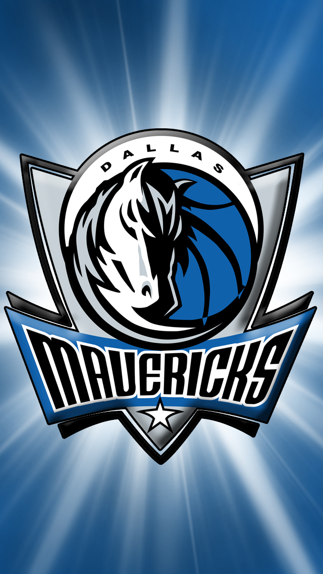 Dallas Mavericks Shine Logo Blue Background Iphone - Dallas Mavericks Wallpaper Iphone - HD Wallpaper 