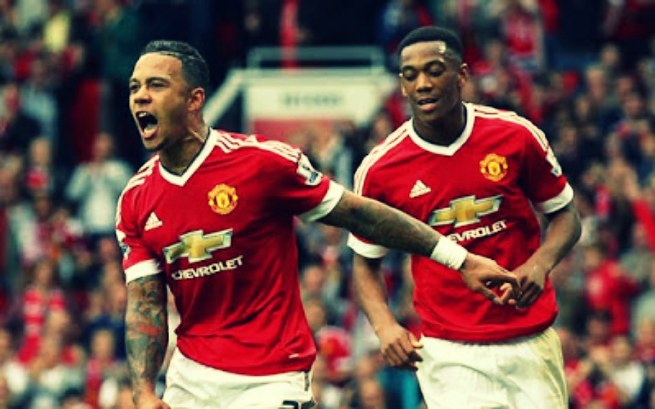 Memphis Depay & Anthony Martial Â The Future Of Old - Manchester United 2015 16 2 1 - HD Wallpaper 