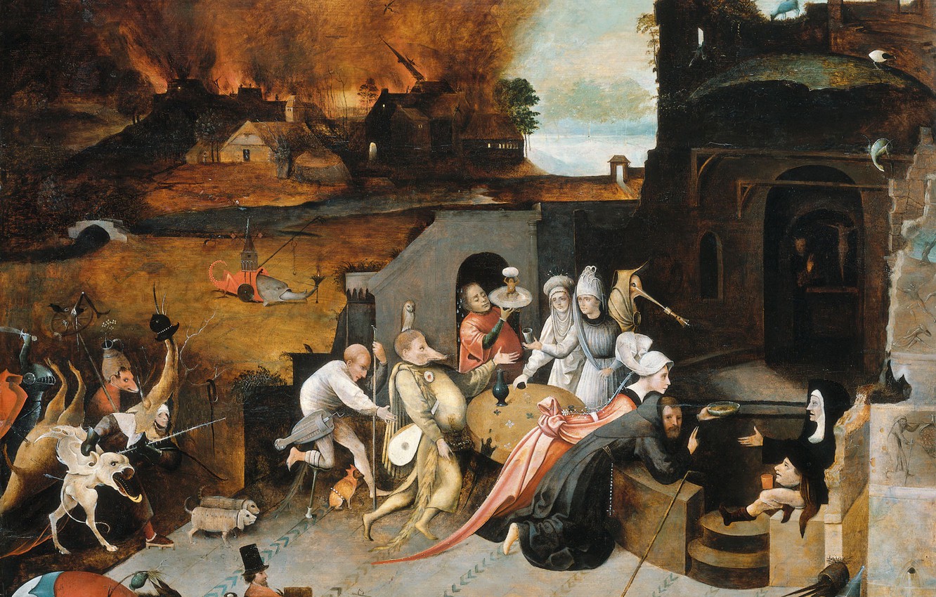 Photo Wallpaper Picture, Hieronymus Bosch, Mythology, - Hieronymous Bosch - HD Wallpaper 