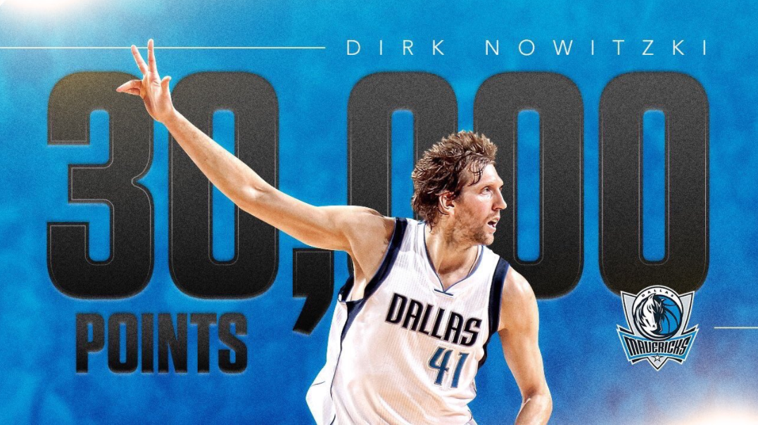 Dirk Nowitzki 30 000 Points - HD Wallpaper 