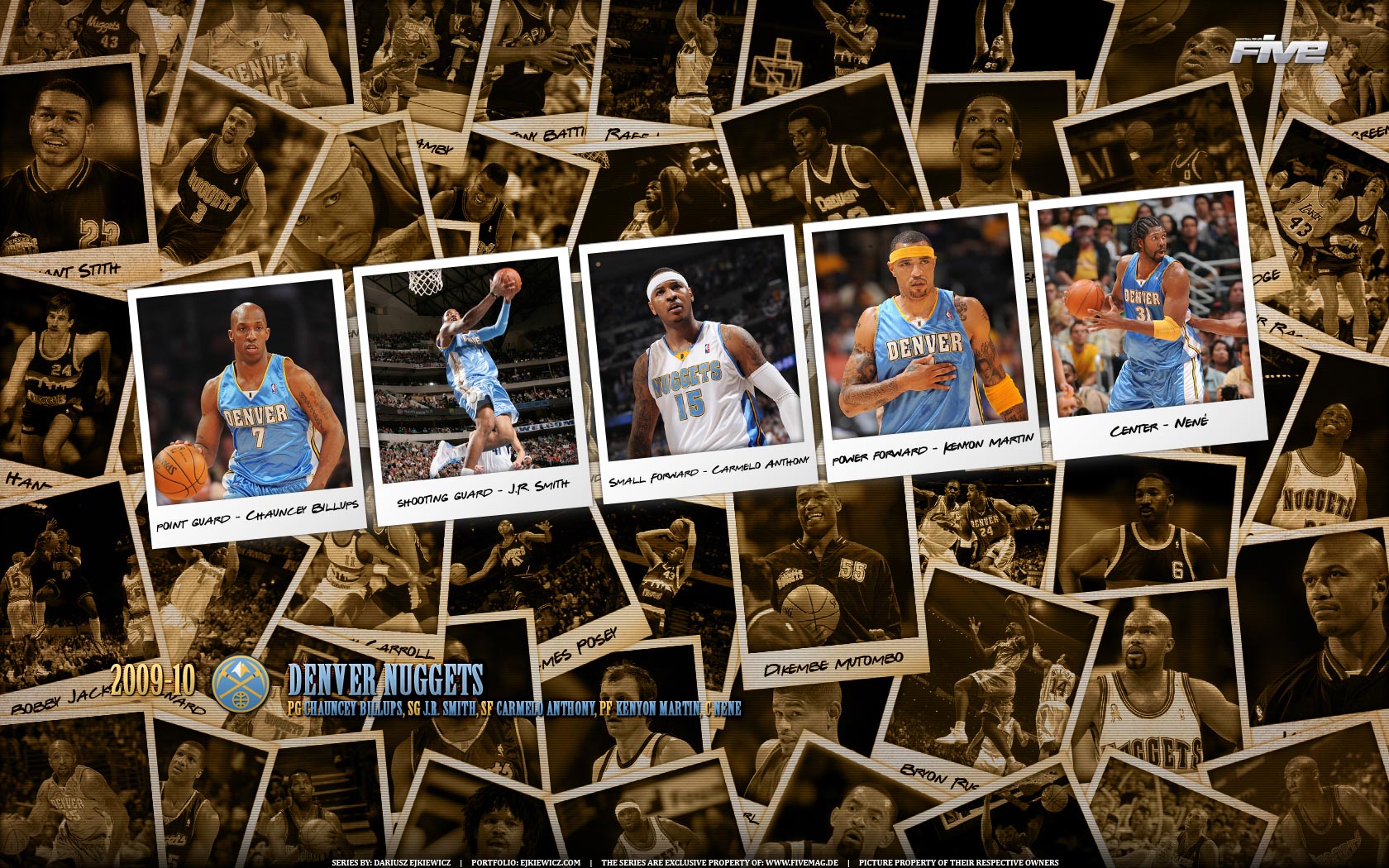 Denver Nuggets 2010 Widescreen Wallpaper - 2010 - HD Wallpaper 