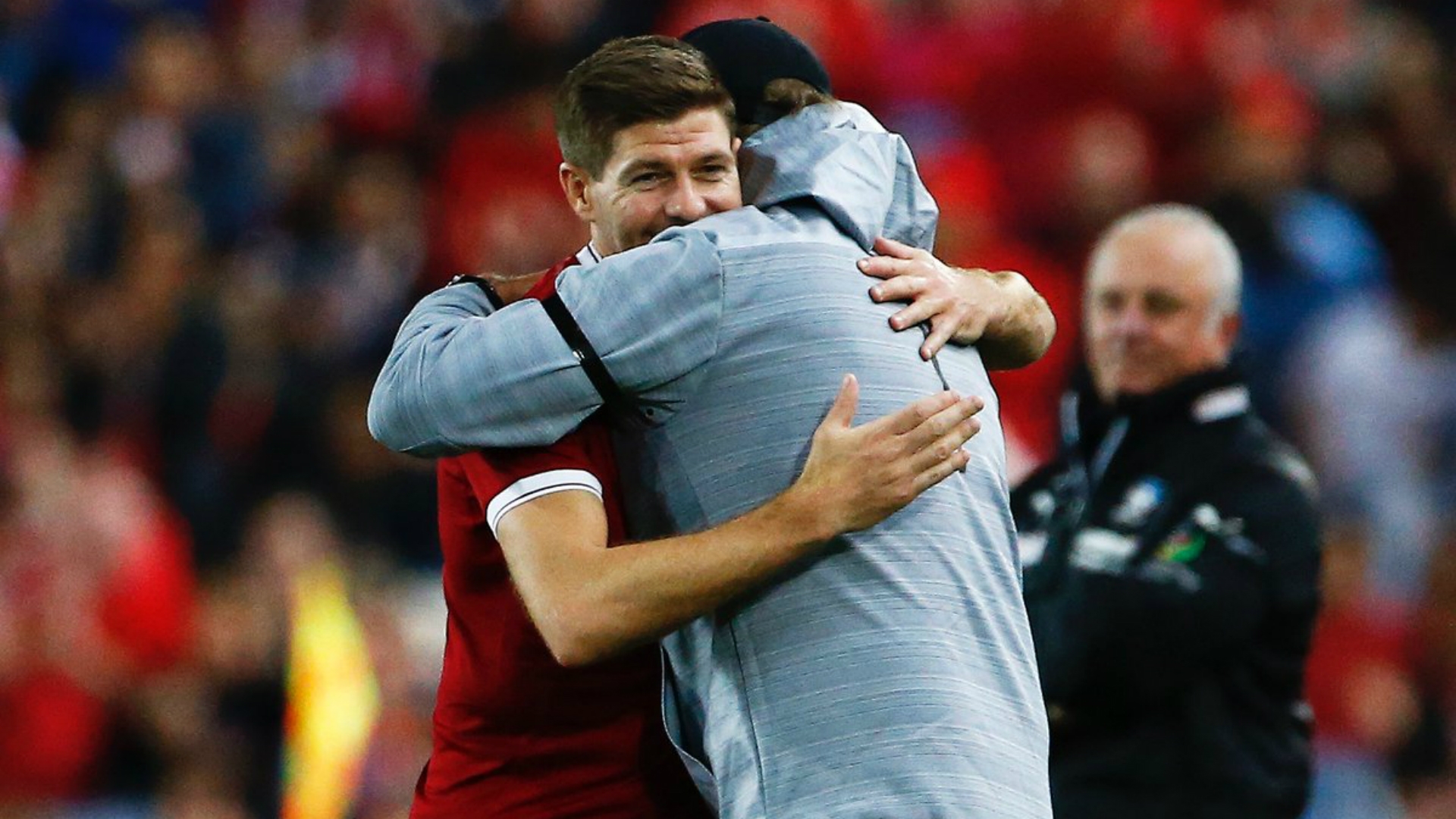 Steven Gerrard And Jurgen Klopp - HD Wallpaper 