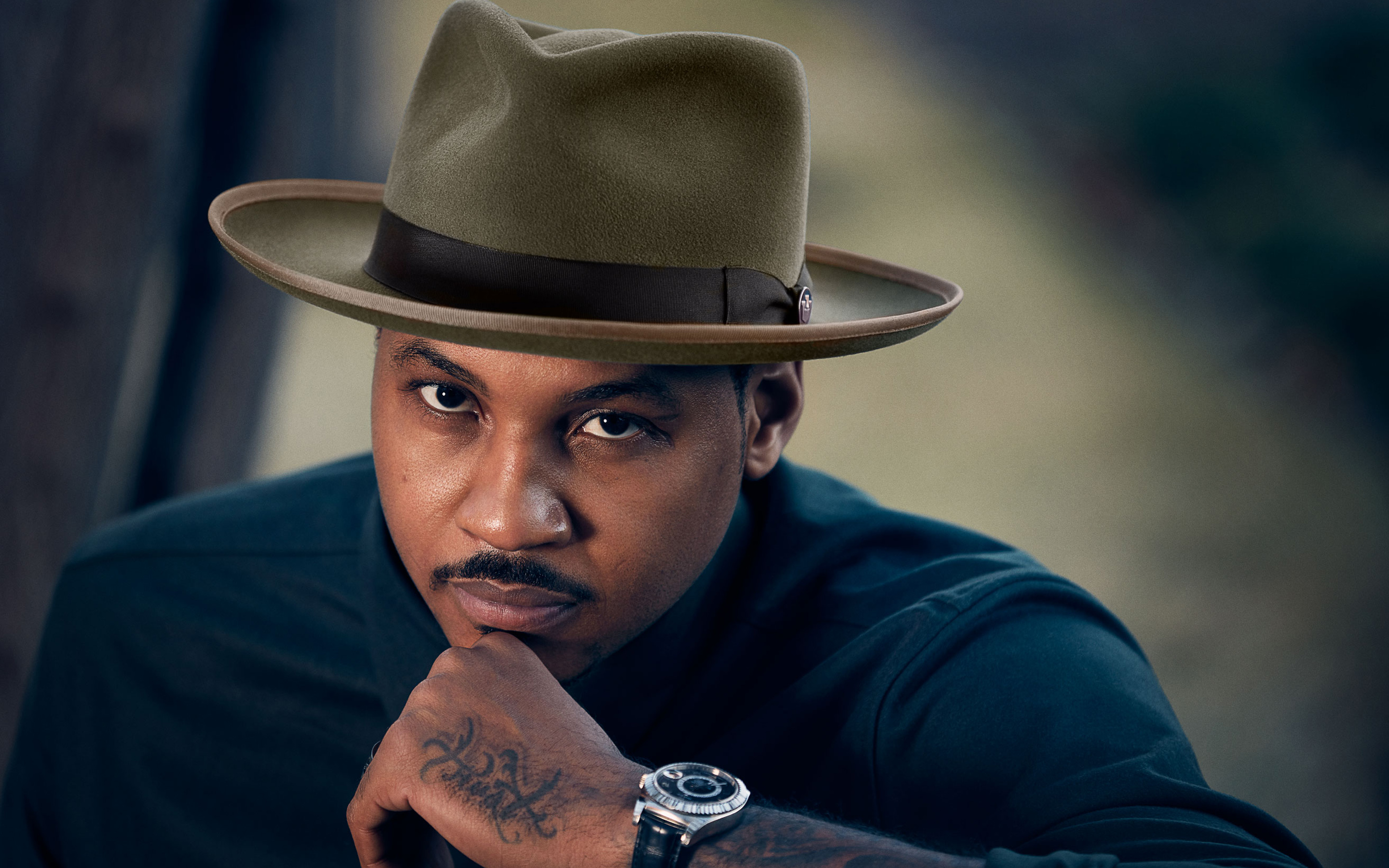 Carmelo Anthony, Nba, Basketball Stars, Guys, Photoshoot, - Goorin Bros River Gray - HD Wallpaper 