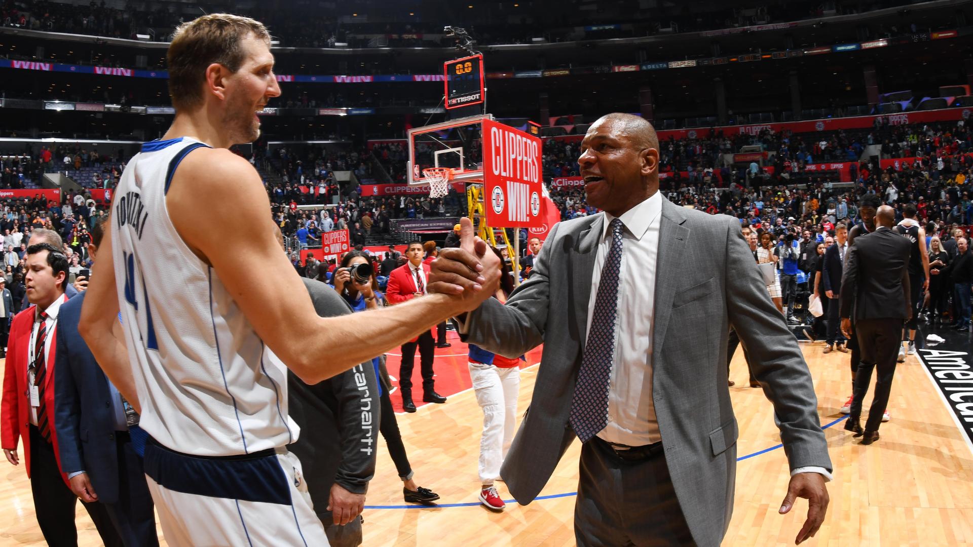 Doc Rivers Dirk Nowitzki - HD Wallpaper 