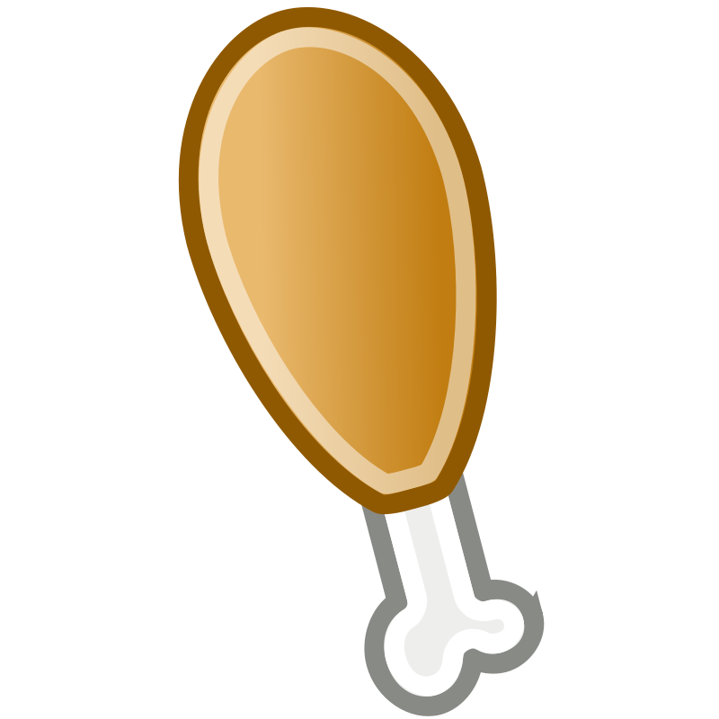 Tango Style Chicken Leg - Chicken Leg Clip Art - HD Wallpaper 