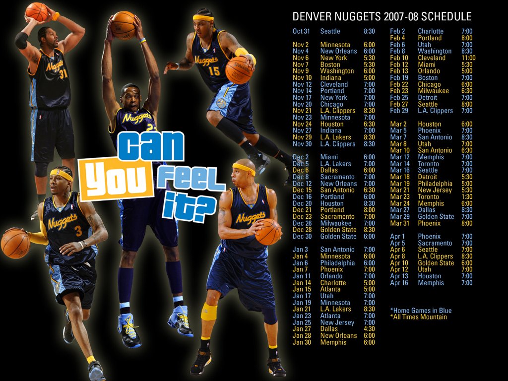 Nba Basketball - Allen Iverson Denver Nuggets - HD Wallpaper 