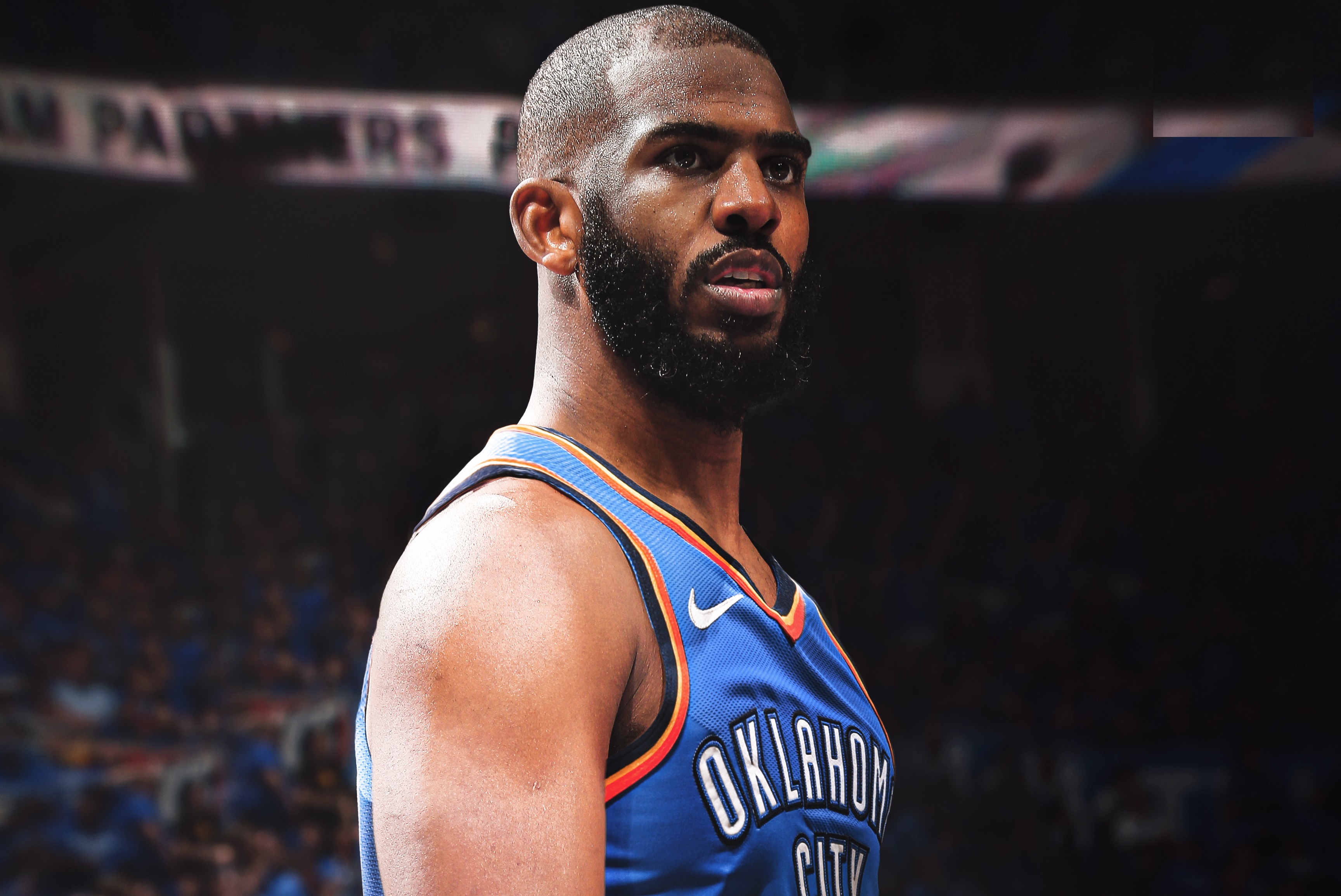 Chris Paul Trade Deal From Thunder - Chris Paul Wallpaper Okc - HD Wallpaper 