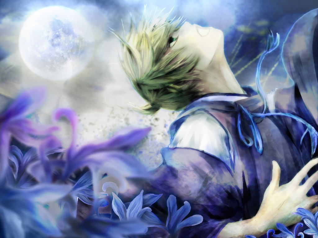 Kagamine Len Moon Song - HD Wallpaper 