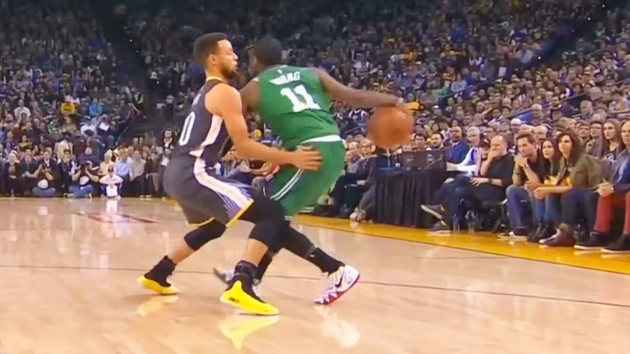Kyrie Crosses Curry 2018 - HD Wallpaper 
