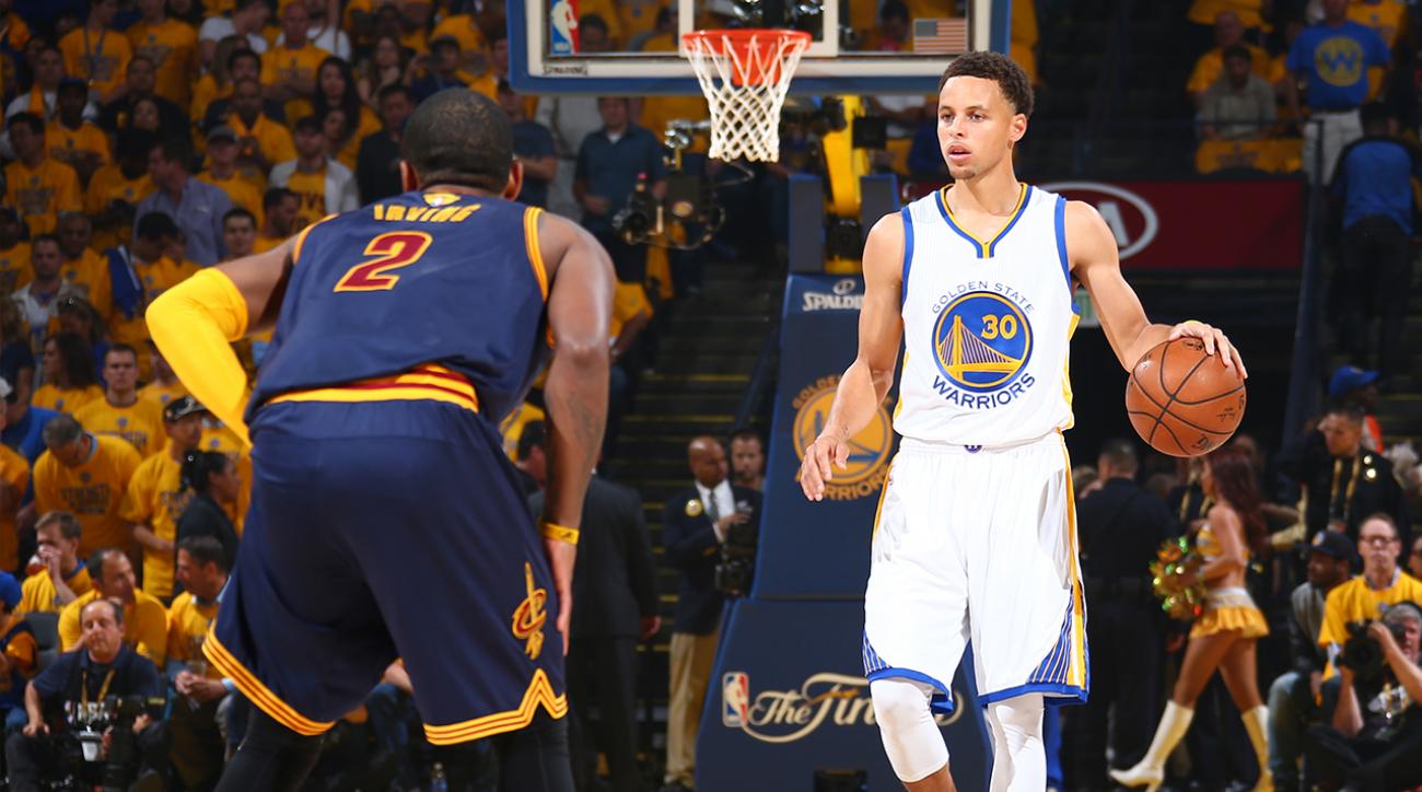 Would Quinn Cook Rather Face Kyrie Irving Or Stephen - Stephen Curry Vs Kyrie Irving 2017 - HD Wallpaper 