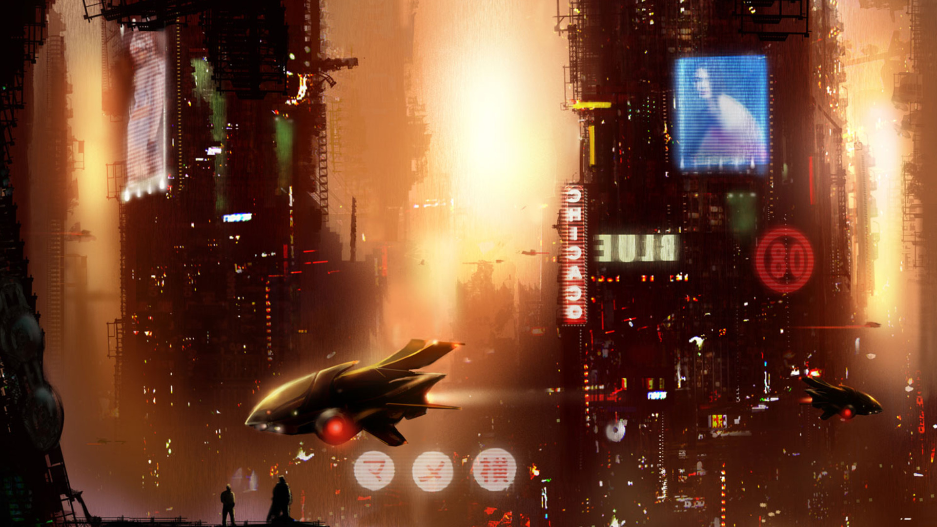 Futuristic Spaceship Near Future - HD Wallpaper 