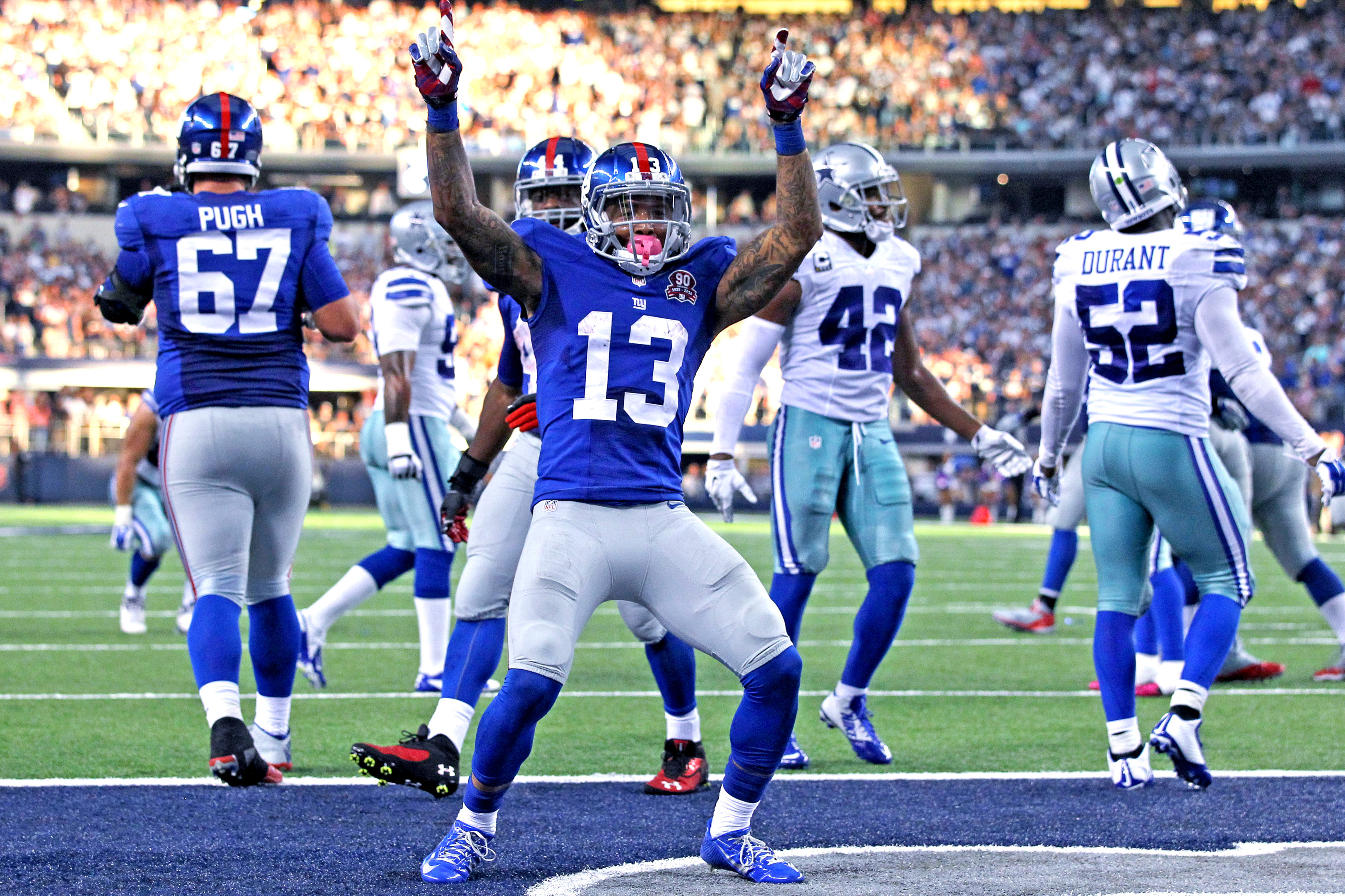 New York Giants - Odell Beckham Jr Desktop - HD Wallpaper 