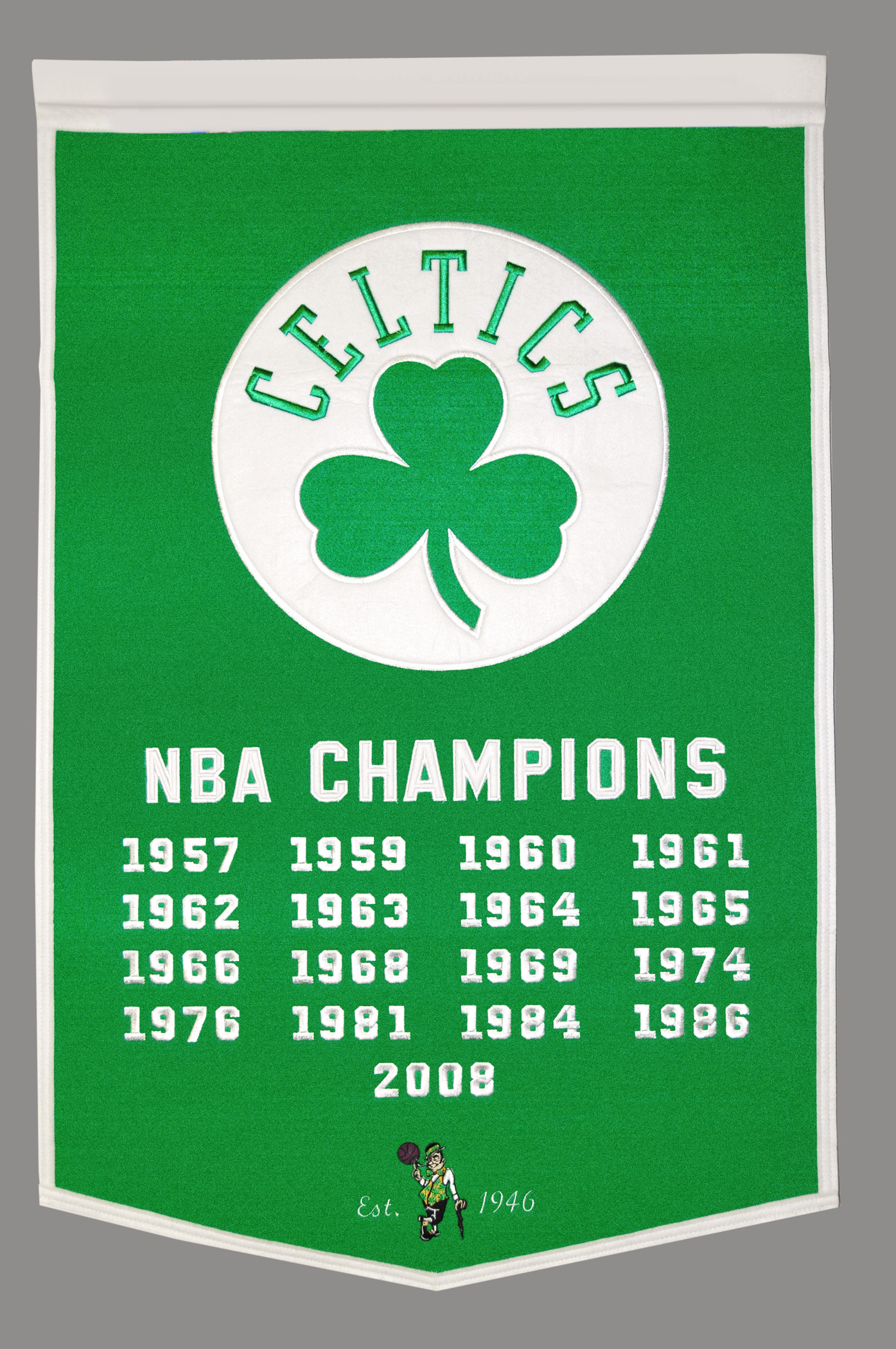Boston Celtics Banner [76160] $79 - Boston Celtics Championship Banner - HD Wallpaper 