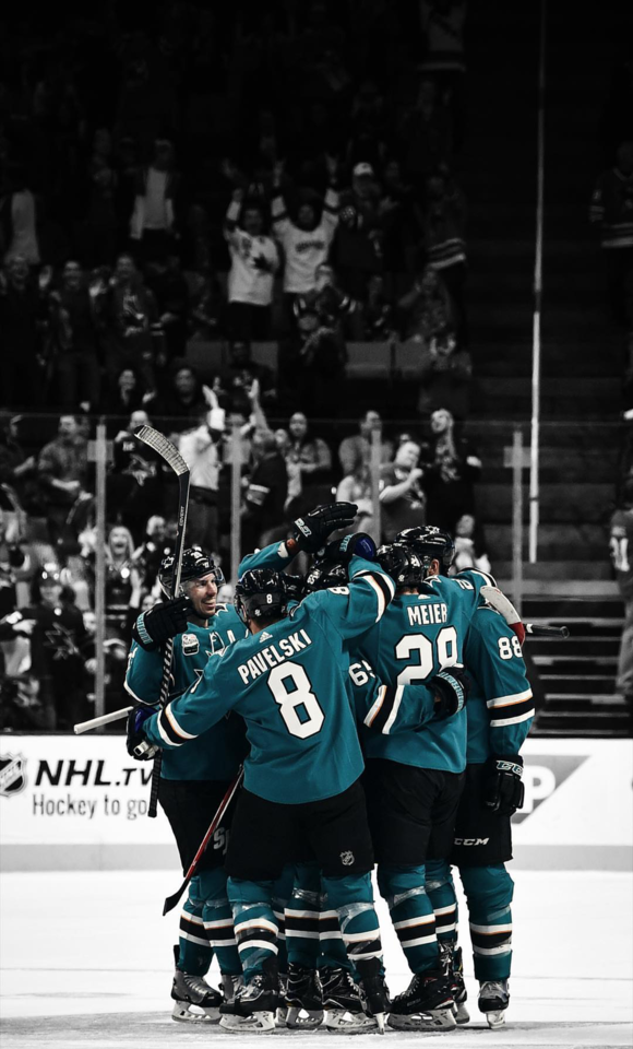 Image - San Jose Sharks Wallpaper Team - HD Wallpaper 