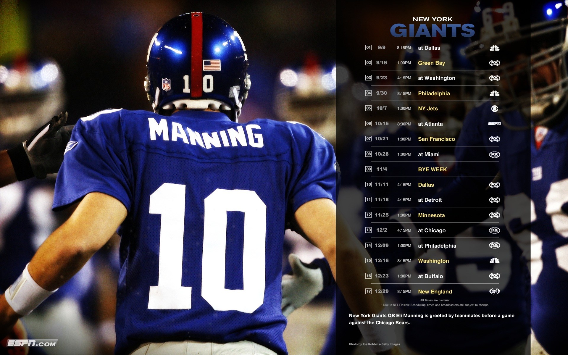 Eli Manning - HD Wallpaper 