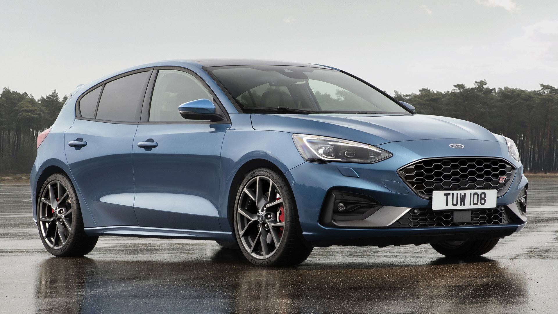 Ford Focus St Blue 2019 - HD Wallpaper 