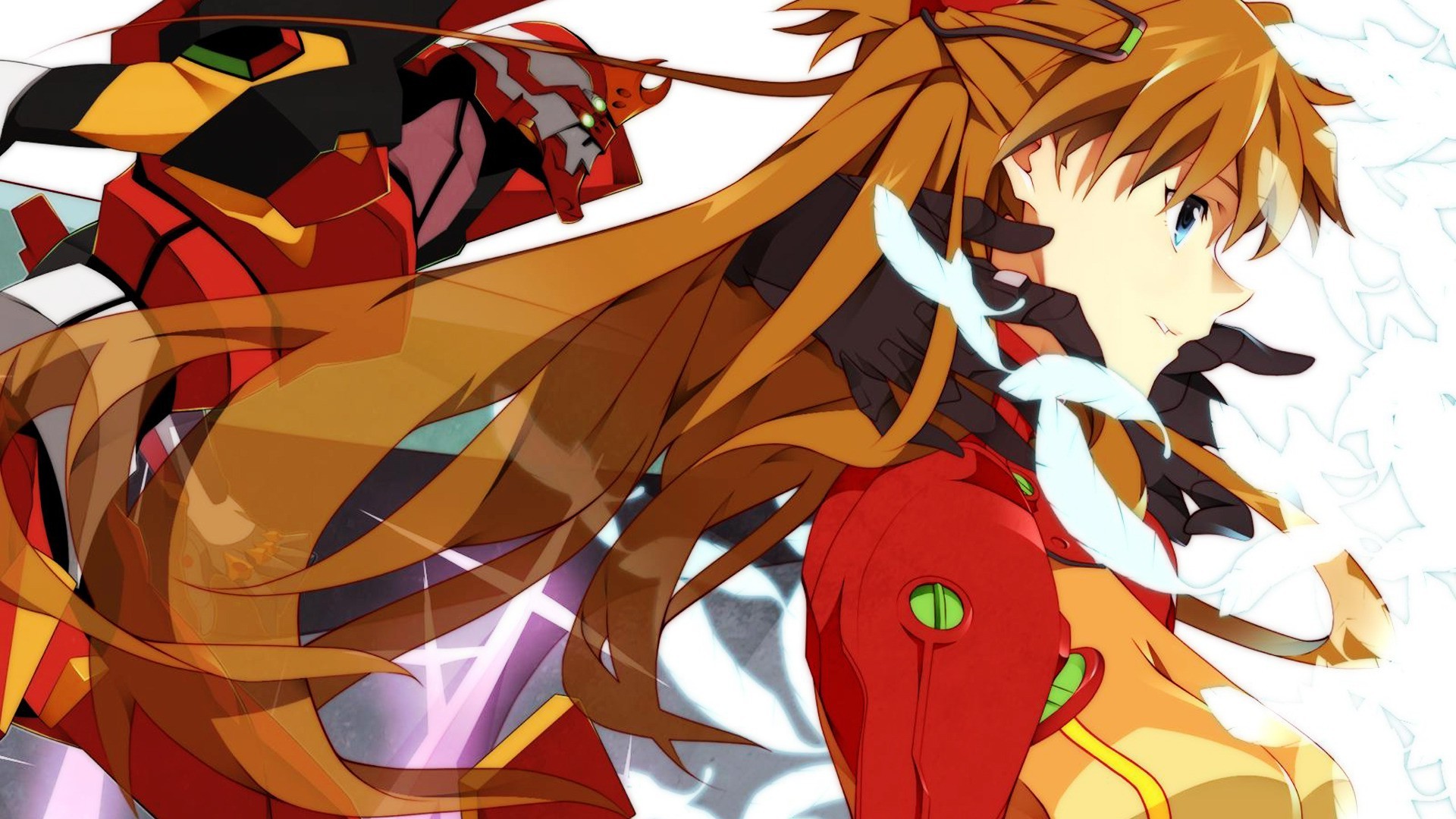 Langley Soryu Eva Unit 02 Asuka - HD Wallpaper 