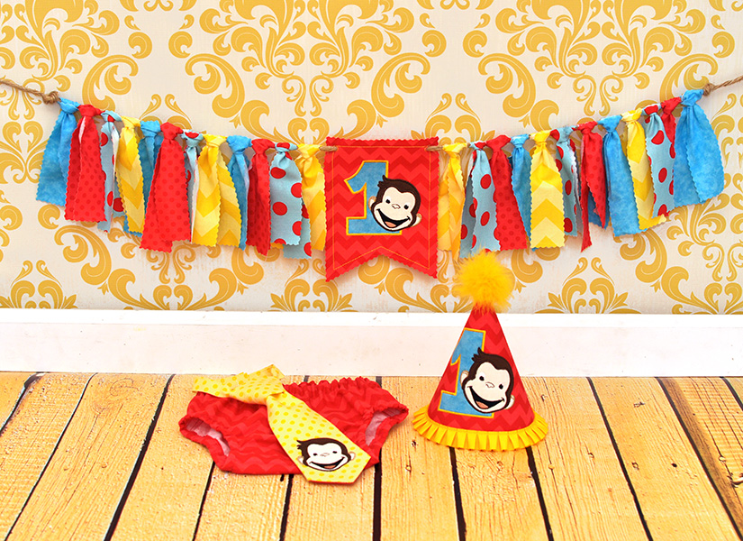 Cake Smash Set - Curious George Smash Cake Set - HD Wallpaper 