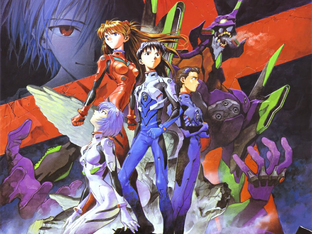 Rei Asuka Shinji And Toji Striking A Pose - Neon Genesis Evangelion Shinji Asuka Rei - HD Wallpaper 
