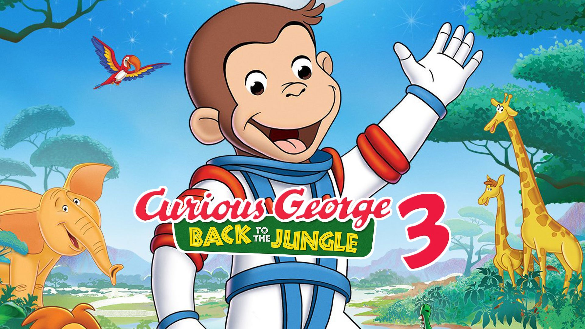 Curious George 3 Back To The Jungle Dvd Cover - HD Wallpaper 