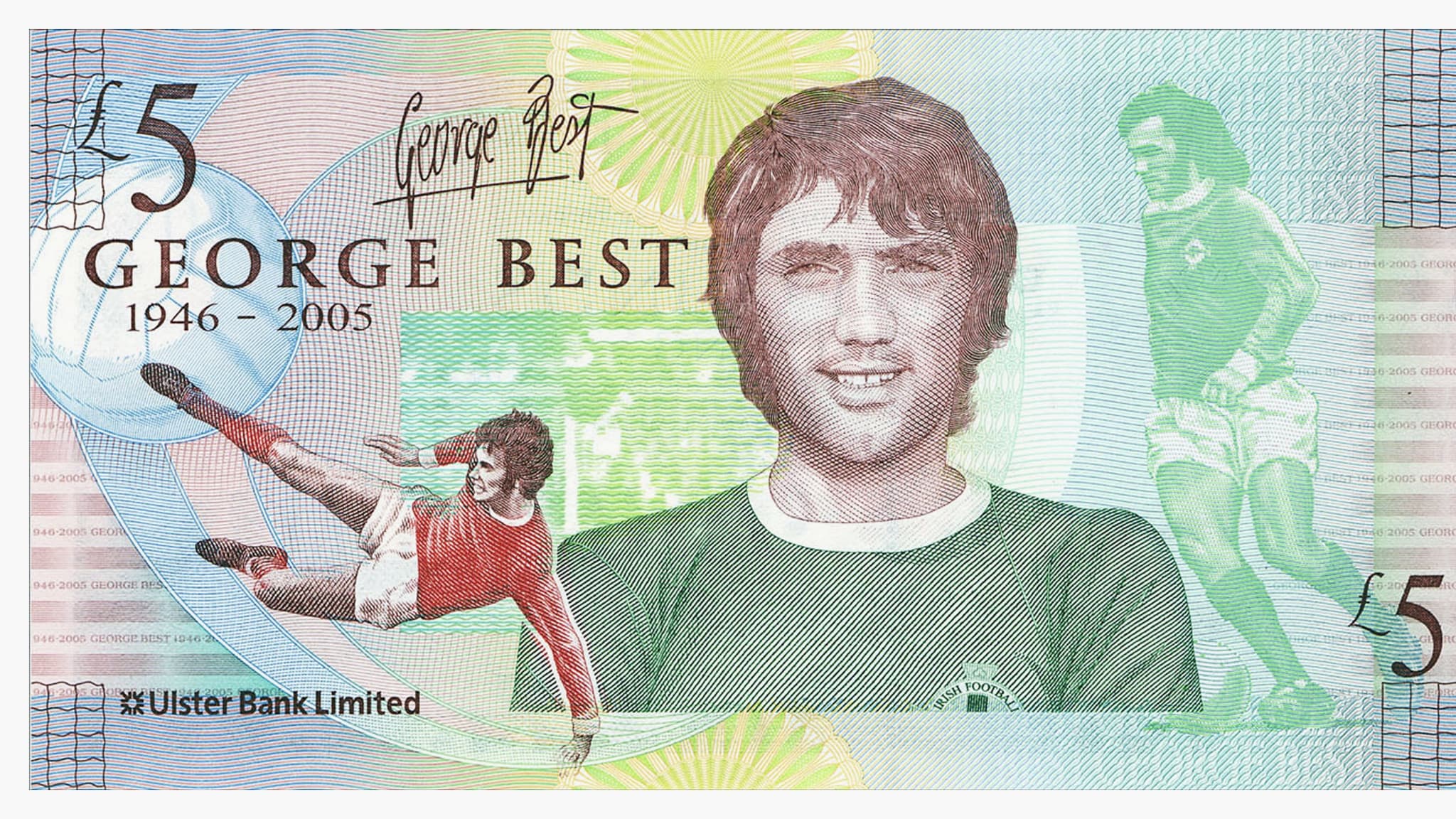 George Best Banknote - George Best Bank Note - HD Wallpaper 