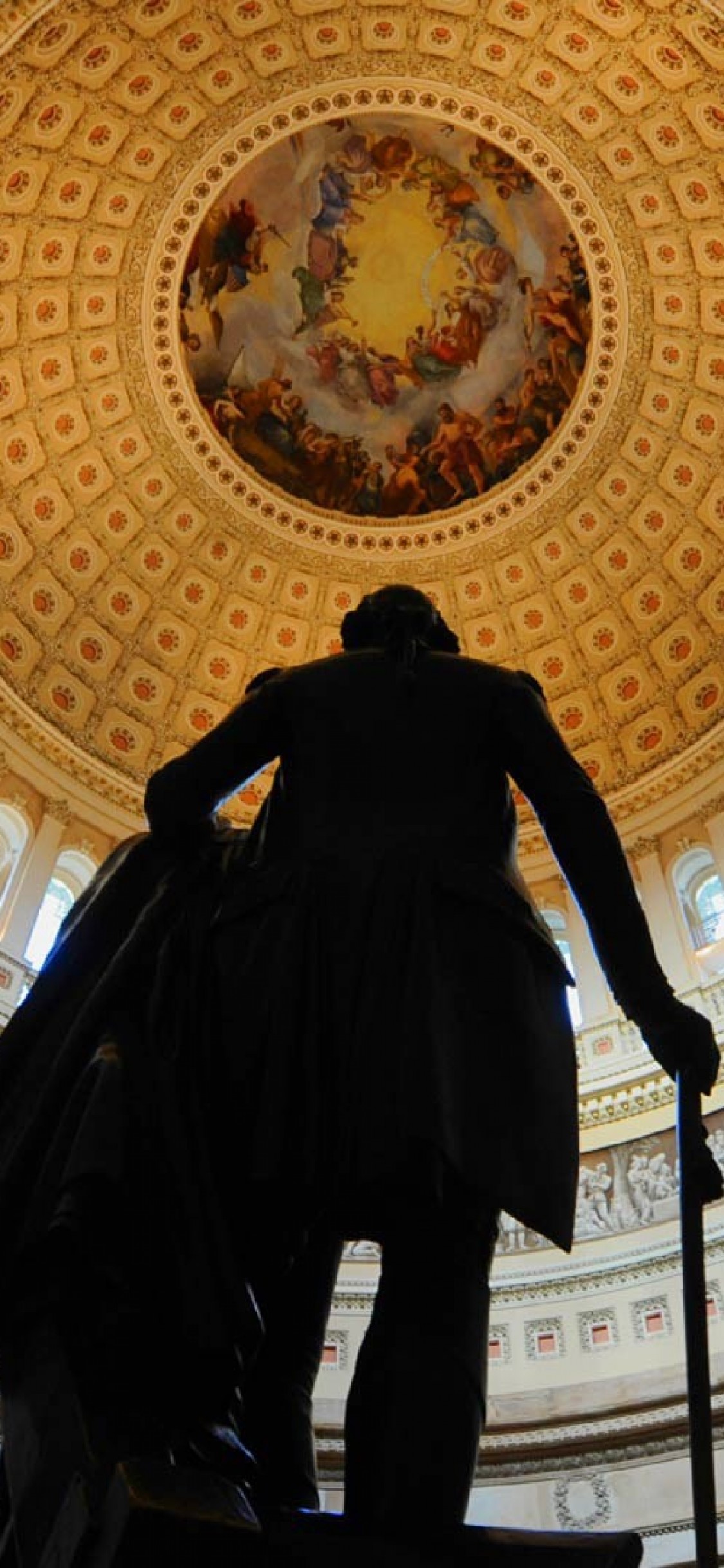 Iphone X George Washington Wallpaper - Capitol Rotunda - HD Wallpaper 