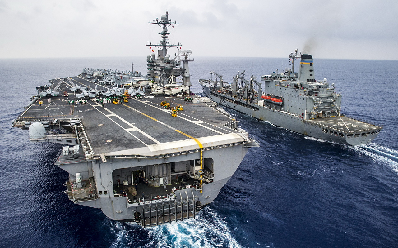 Uss Ronald Reagan Sunk - HD Wallpaper 