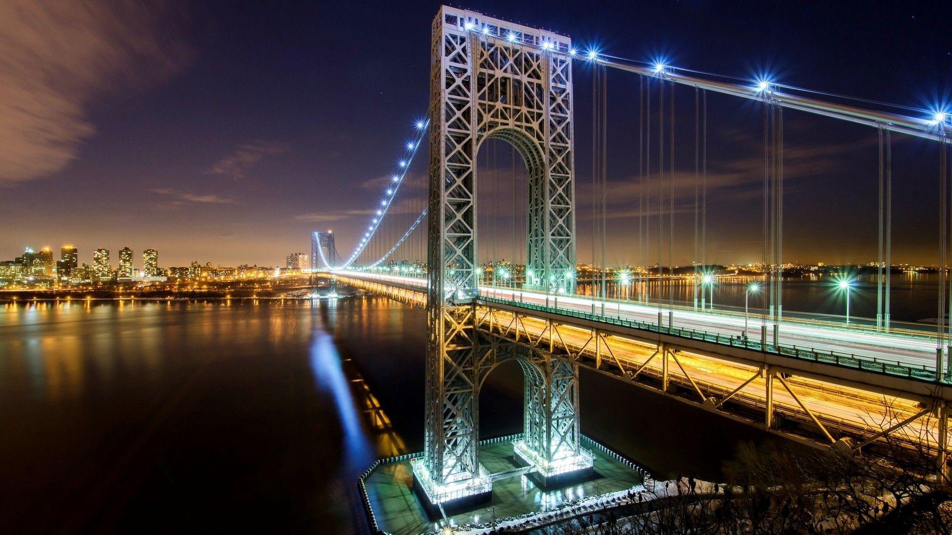George Washington Bridge - HD Wallpaper 