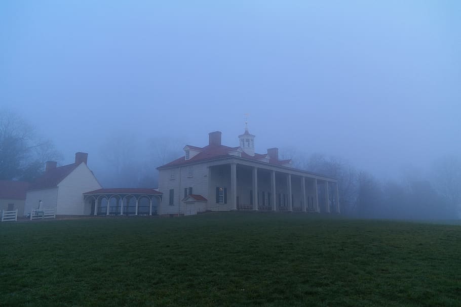 Mount Vernon, United States, George Washington S Mount - Mist - HD Wallpaper 