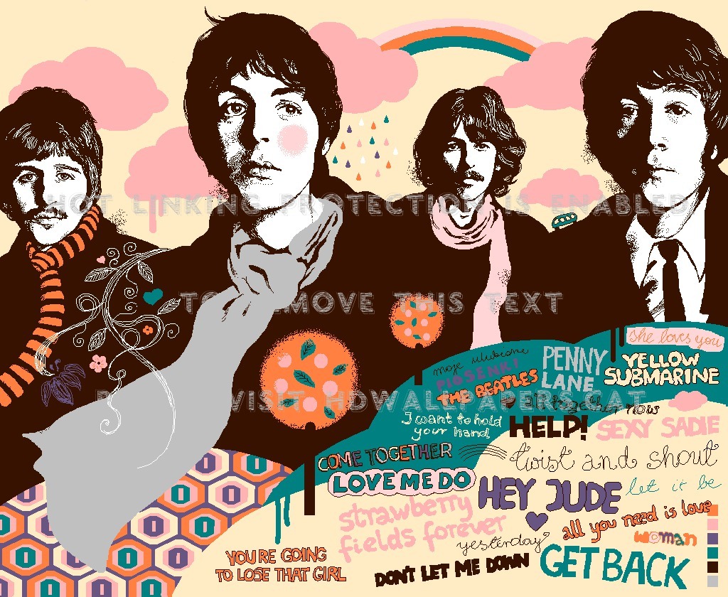 The Beatles Ringo Starr George Harrison Art - Beatles Fan Art - HD Wallpaper 