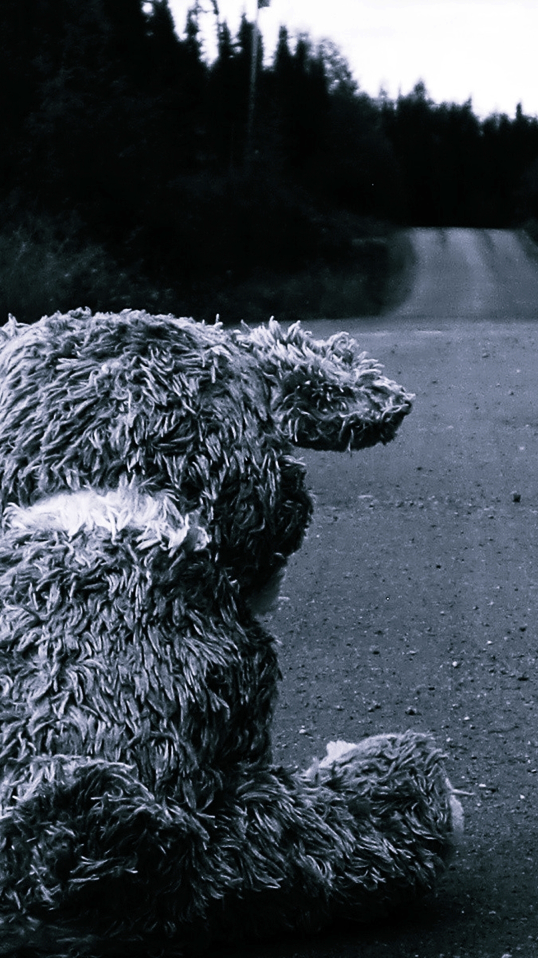 Sad Teddy Bear Quotes - HD Wallpaper 