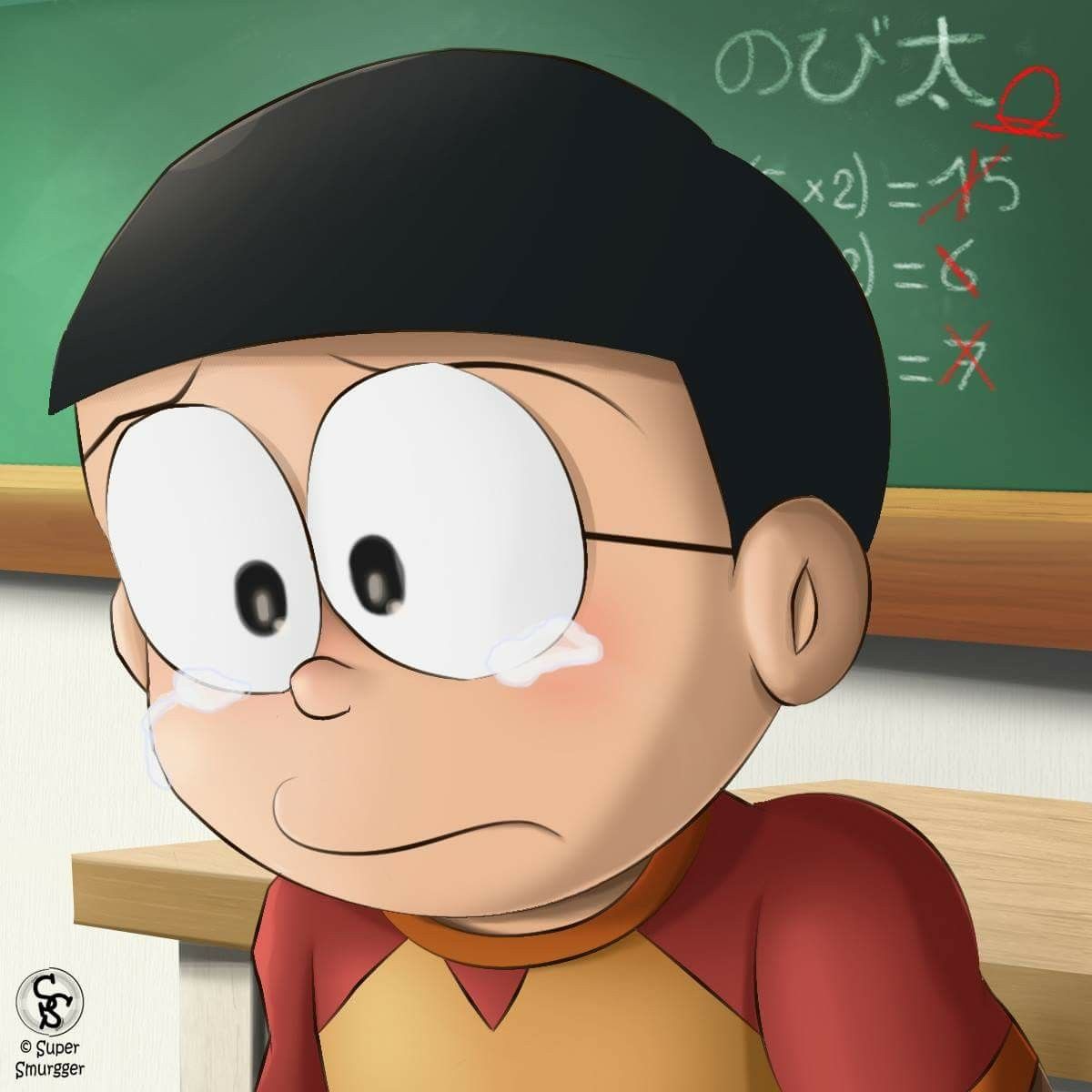 Nobita And Shizuka Sad - HD Wallpaper 