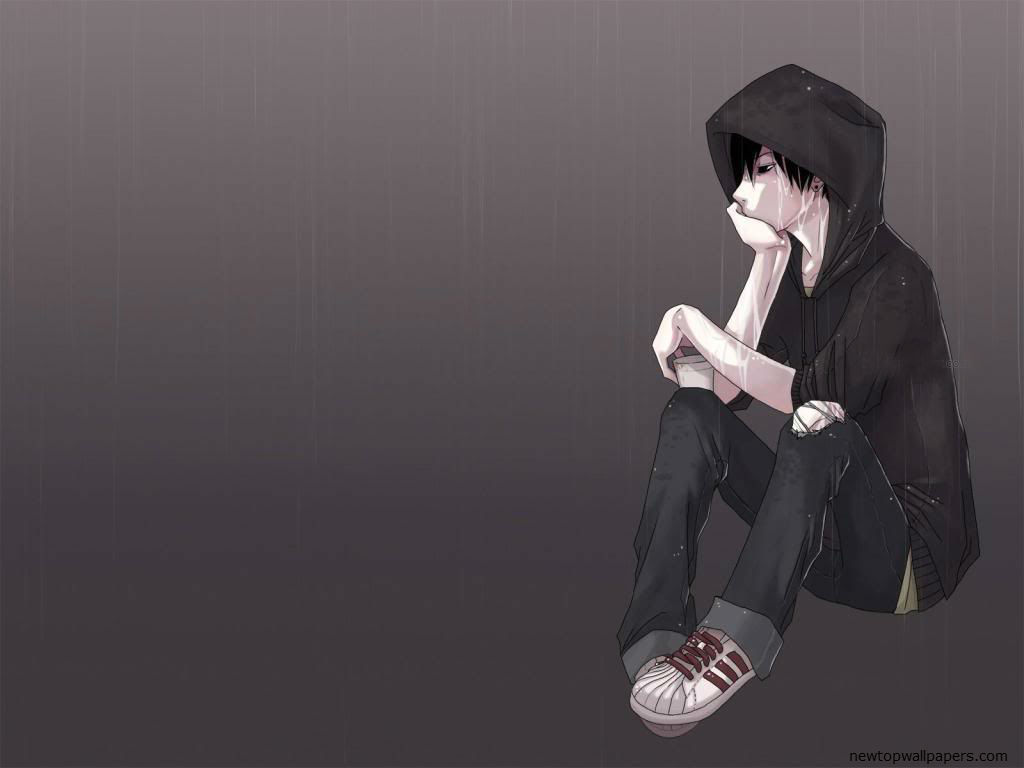 Cartoon Boy Wallpaper - Am A Lonely Boy - HD Wallpaper 