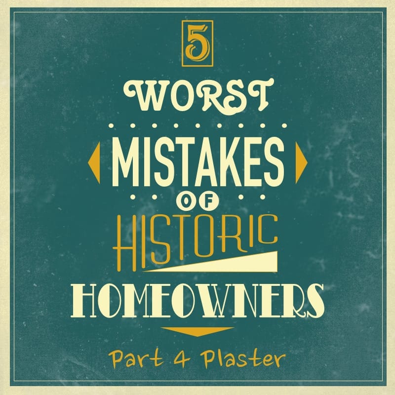 5 Worst Mistakes Historic Homeowners Plaster - Uws - HD Wallpaper 