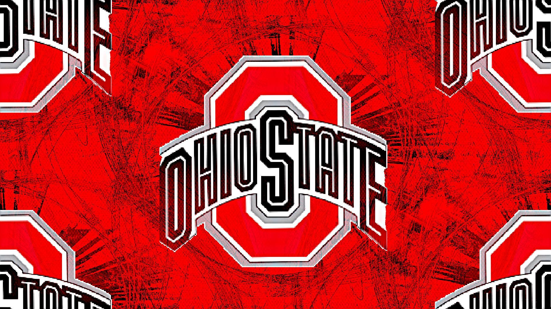 Ohio State Football Wallpaper - Ohio State Logo Red - HD Wallpaper 