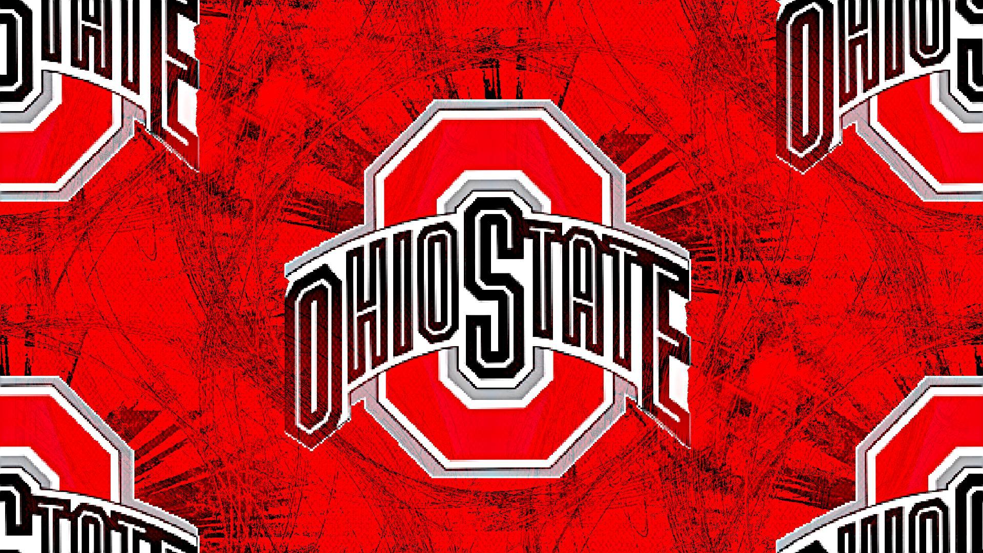 Ohio State Football Wallpaper Ohio State Logo Red 1920x1080