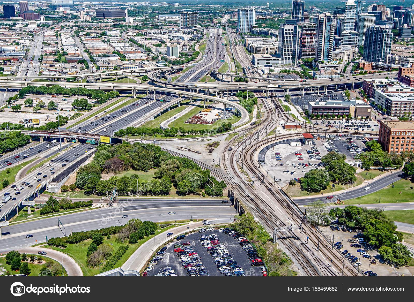Cities Skylines Downtown Highway - HD Wallpaper 