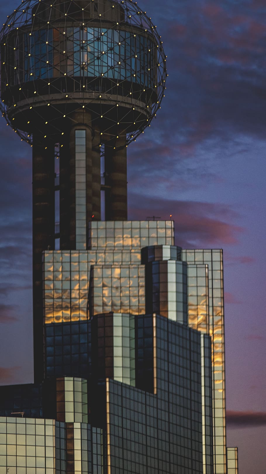 Dallas, Reunion Tower, Usa, Texas, Built Structure, - Tower Block - HD Wallpaper 