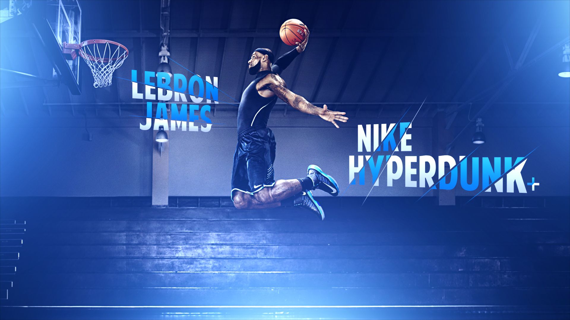 Newest Nike Lebron Photos And Pictures, Nike Lebron - Lebron James Dunk - HD Wallpaper 