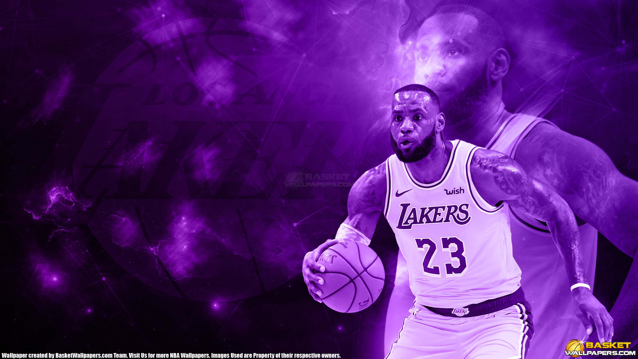 Lebron James Laptop Wallpaper Lakers - HD Wallpaper 